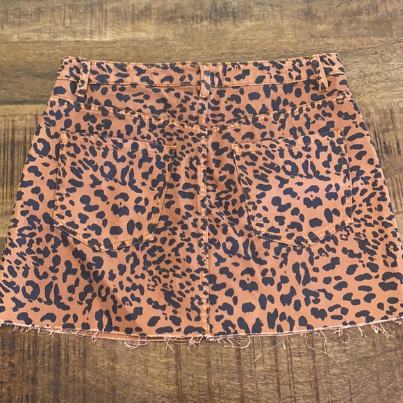 Free People Zip It Up Leopard Mini Skirt - Picture 5 of 5